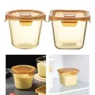 Glass Yogurt Container Meal Prep Containers Airtight Cereal Container with Vent
