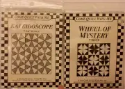 2 Come Quilt With Me Acrylic Template Blocks ~ Kaleidoscope & Wheel Of Mystery