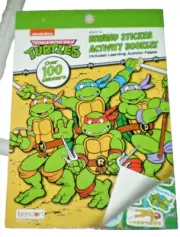 2023 Teenage Mutant Ninja turtles reward sticker activity (reward) book! LQQK!