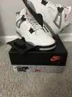Nike Air Jordan 4 Retro "White Cement" 2025 FV5029-100 Men's Size 14 Brand New