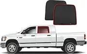Genuine SNAPSHADES Car Rear Window Shades for Dodge RAM Classic (DS; 2008-Present) | RAM HD 2500/3500/4500/5500 Quad Cab 4th Gen (DJ; 2008-2019)