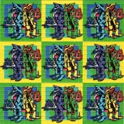 Spy vs Spy X9 by Crisis Chris BLOTTER ART perforated tabs psychedelic