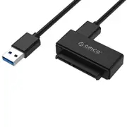 [21UTS-BK] USB 3.0 to 2.5 Inch SATA 22Pin SSD HDD Hard Drive Converter Adapter Cable