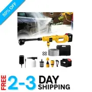 Effortless Cleaning: Cordless 900PSI Pressure Washer with Adjustable Nozzle