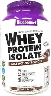 BlueBonnet 100% Natural Whey Protein Isolate Powder, Chocolate, 2 Pound