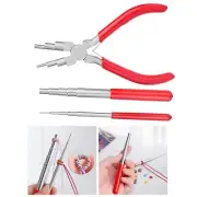 3Pcs Wire Looping Tool Wire Looping Mandrel Bail Making Pliers Jump Ring Mandrel