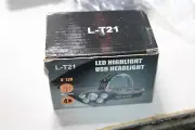 5 LED rechargeable head torch / headlamp Built IN Batery Waterproof 4 mode light