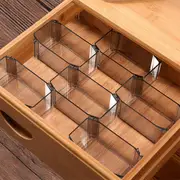 Storage Bins Conveniently Combined Socks And Underwear Drawer Storage Box, Large Capacity Cabinet Drawer Storage Box, Home Storage Accessories(6Pc) Cl