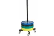 Bumper Plate Storage Rack / Trolley | 260kg Load Capacity