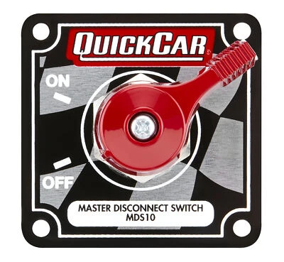 QUICKCAR RACING PRODUCTS Master Disconnect High Amp 4 Post Flag Plate 55-008