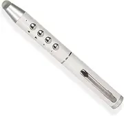 Snblzhef 2.4GHz Wireless Presenter Presentation Clicker Page-Turning Pen Electronic Electronic Whiteboard Pen for Office Teaching White