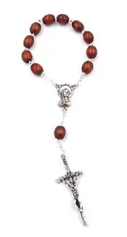 Irish J. C Walsh & Sons, Ireland WOOD FINGER ROSARY C20302