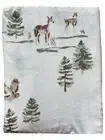 Cuddle Duds Flannel Sheet Set Trees & Forest Animals Queen Bed Sheets, Bedding