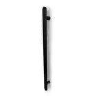 Radiant Matt Black Single Vertical Flat Face Towel Rail x 930mm NON-Heated