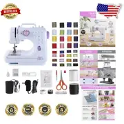 Mini Electric Sewing Machine for Kids Ages 8-12 - 12 Stitch Patterns Included