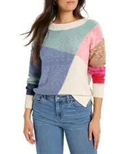 Nic+Zoe Color Crossing Sweater