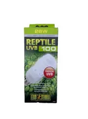 Exo Terra Reptile UVB 100 Repti-Glo 5.0 Compact Tropical Terrarium Bulb Pt-2187