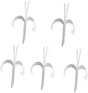Zerodeko 10Pcs Hook Loop Adhesive Tape Strong Back Adhesive Mounting Strips for Home Office and Crafting Sticker Pads for Smooth Surfaces