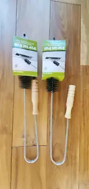 2PACK! Dryer Air Vent Brush Lint Cleaner Prevent Fires Refrigerator Coil Cleaner