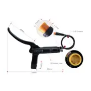 Brand New Brake E-Bike For Bafang Hall Hydraulic Spare Parts Black/Red