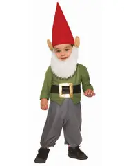 Garden Gnome Dwarf Elf Fairytale Story Book Week Toddler Boys Costume