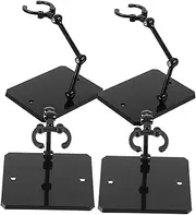 4pcs Action Figure Stands Display Accessory Support Frame for Home Store and Exhibition Use for Doll Model Figures and Collectibles
