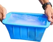 Silicone Mold - Large Size Ice Tray | Easy Release Ice Block Maker | Perfect for Outdoor Activities Like Beach, Camping, Hunting, Fishing, Plus Home Kitchen Cube Tray Tool