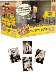 [Sporting Profiles] Only Fools and Horses Yuppy Love Mini Moments Bobblehead Bundle – Del Boy Falling Through Bar with 4 FREE Postcards – Collectible Gift Set