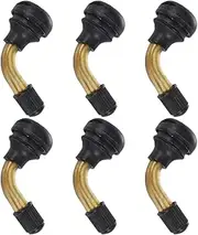 ULTECHNOVO Valve Stem Extenders Kit 6pcs Tire Valve Stem Replacement for Car Motorcycle Extendable Wheel Tire Valves Angled Design