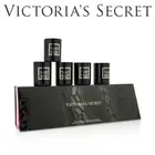 Victoria's Secret 5 SCENTED CANDLES Set Perfume Vanilla Amber Pink Musk Woods