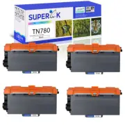 4PK TN780 Toner Cartridge for Brother TN-780 HL-5440D 5445D 5450DN HL-6180DW