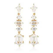 GEORGINI ROCK STAR SWORD GOLD EARRINGS
