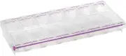 Craft Mates Craft & Sewing Supplies Storage, 14 Compartment, Clear Lids