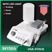 Dental LED Ultrasonic Scaler Endo Perio Scaling Wireless Pedal fit EMS Cavitron