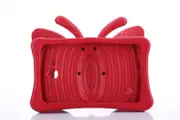 Butterfly Soft Silicone Tablet Case 7.0 inch For Samsung Galaxy Tab 3 P3200/T110/T111/T210/T211/T230/Huawei T1/Lenovo A7-Red