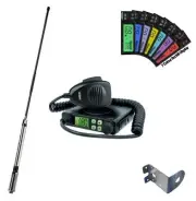 UNIDEN UH5000 UHF MICRO 5 WATT 80CH CB RADIO+6.5DBi FGLASS ANTENNA PACK+Z MOUNT