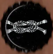 USA Plastic Lined Beer Crown Bottle Cap: Thimble Island Brewing (black)