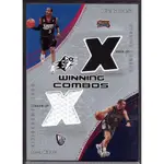 02-03 UD SPX WINNING COMBOS JERSEY #AI/JK ALLEN IVERSON/KIDD