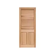 Parkwood 1000 x 1000 x 35mm Cedar Louvre Closed Stain Door