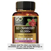 GO Healthy Cranberry 60000 1-A-Day 60 Vege Capsules