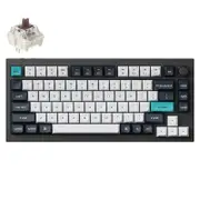 (Ex-Demo) Keychron Q1 Max QMK/VIA Wireless Black Custom Mechanical Keyboard - Brown Switch [KBKCQ1MM3-DEMO]