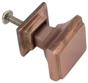 Everly Large Cupboard Knob, Polished Copper