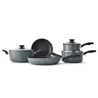 5 Piece Cookware Set Non-stick Frypan Casserole Saucepan Pot Fry Pan Cooking Li*