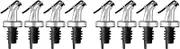 Mellisso 8 Pieces Oil Stopper Pourer,Leakproof Bottle Pourer,Olive Oil Leakproof Spouts,with Dust Cap,for Oil,Olive Oil