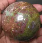 3000CT NATURAL RUBY ZOISITE BALL COLLECTORS PIECE FROM SRI LANKA UNIQUE ITEM