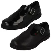 Girls Clarks Jazzy Tap K T-Bar School Shoes