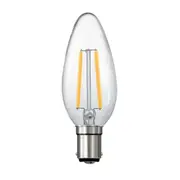 4w LED B15 Candle Globe Warm White 2700k, Cool White 4500k