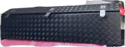 Caravan Drawbar Storage Box 1800L x 500H x 380 w satin black