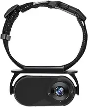 Dog Collar Camera Easy to Clean Dog Toys and Treats Included Cat Camera Collar Cat Collar Camera Pet Collar Camera, Black