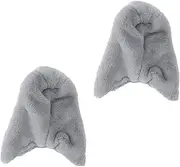 GREENADSCAPE 2Pcs Grey Bird Nest Blanket for Parrots Warm Lightweight Pet Cage Snuggle Hut Cuddle Nest Blanket for Winter Comfort Bird Cages